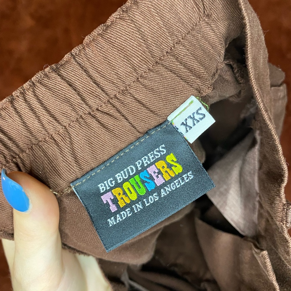 XXS Brown Big Bud Press Work Pants